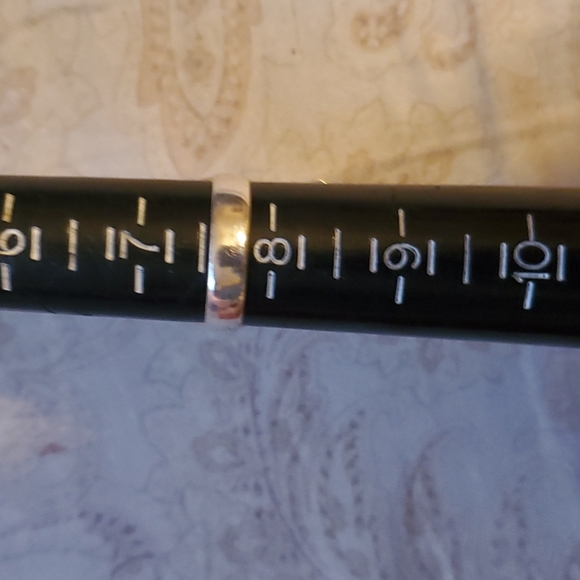 New Silver Sheen Obsidian 925 Silver Statement Ring. - Picture 12 of 12